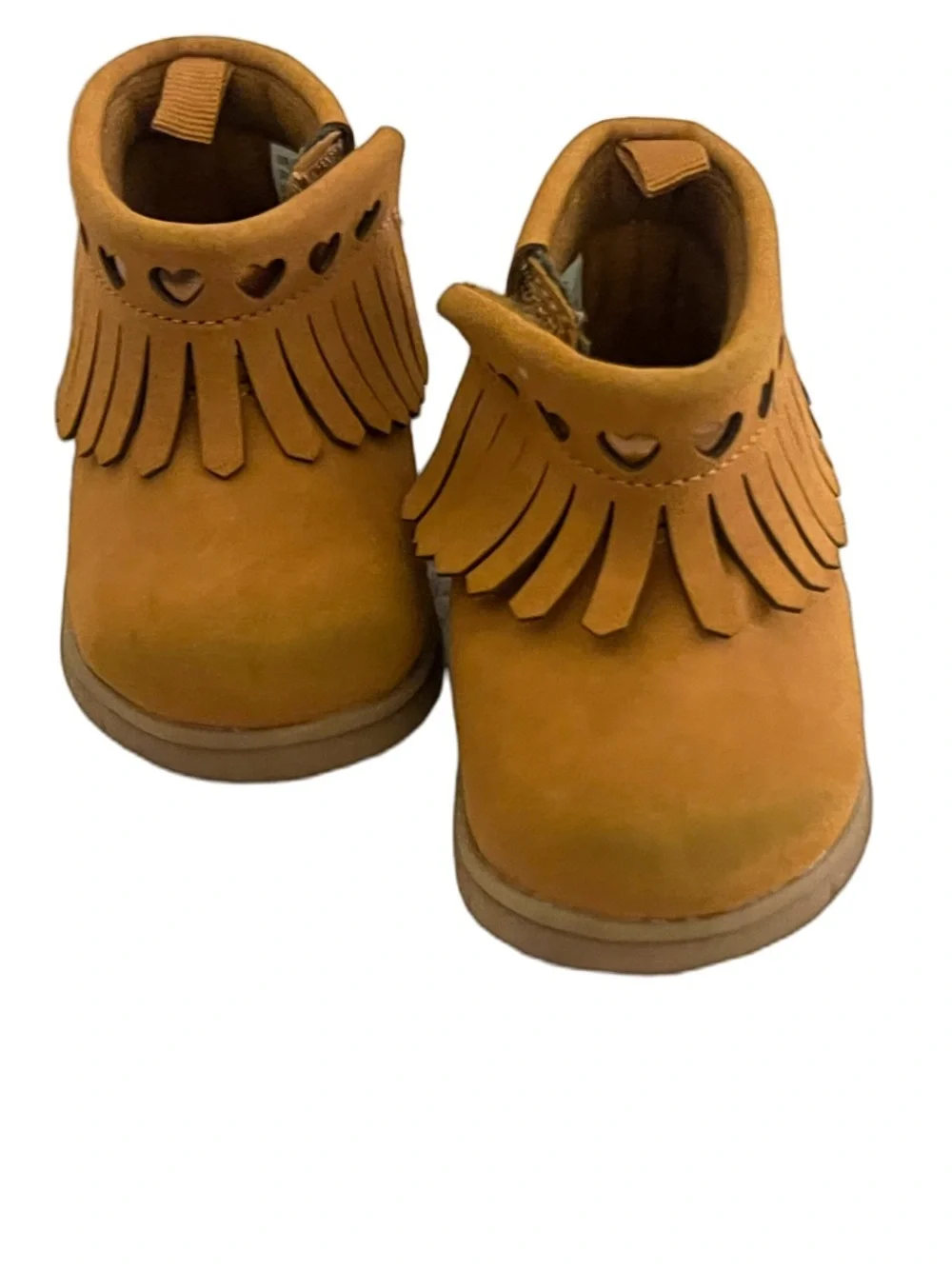 Carter's Tan Fringe Toddler Moccasins